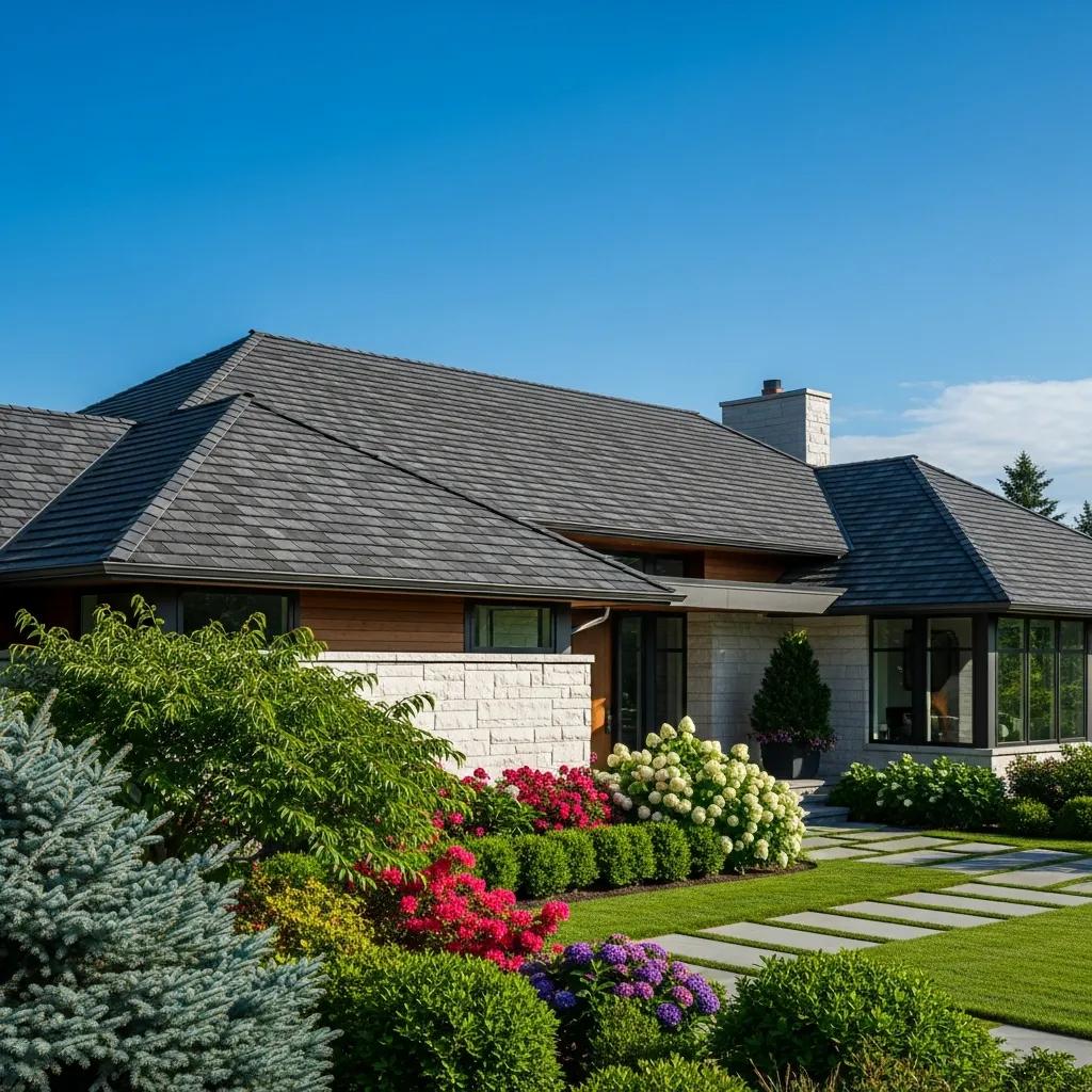 Modern Minneapolis home featuring architectural asphalt shingles