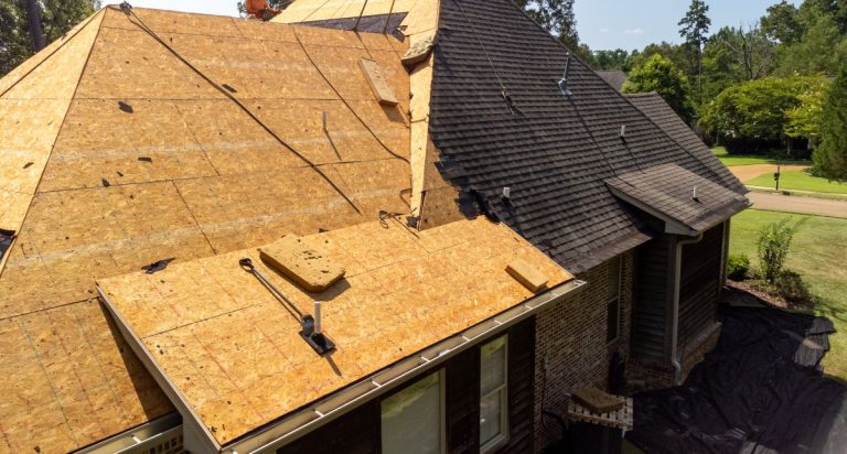 roof being installed in Shoreview